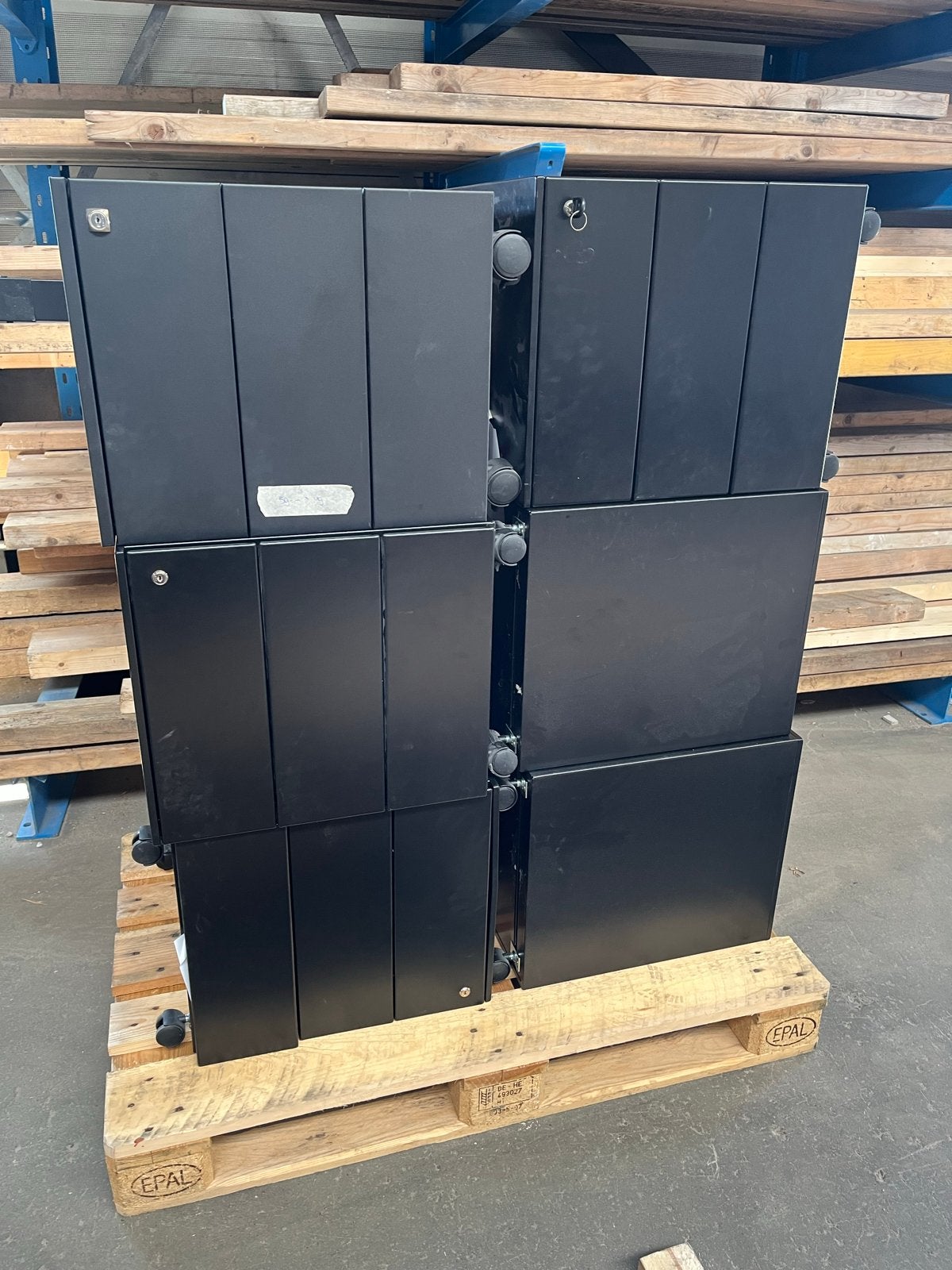 Zwarte lade kast voor onder het bureau 59x49cm, Ophalen, Gebruikt, 50 tot 100 cm, Minder dan 100 cm