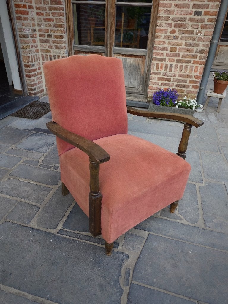 éénpersoonszetel, Huis en Inrichting, Fauteuils, Ophalen, Gebruikt, Hout, Minder dan 50 cm