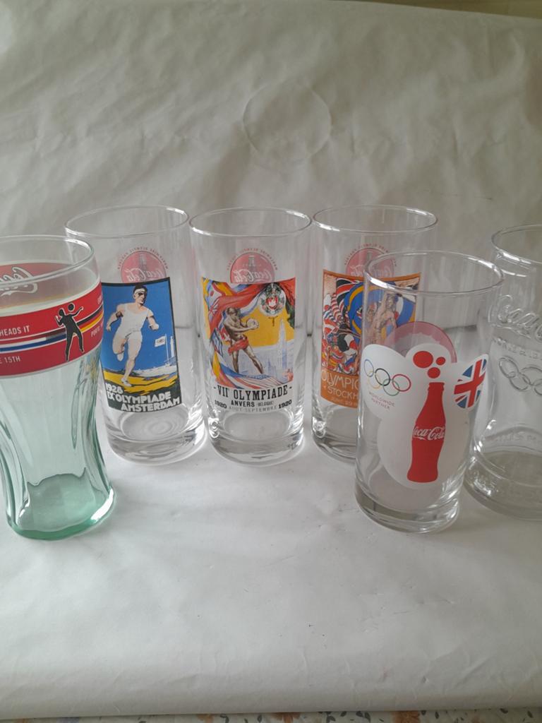 Coca-Cola Olympische Spelen Glazen Collectie, Ophalen of Verzenden, Gebruikt