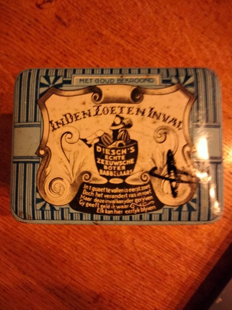 blikje vintage, Ophalen of Verzenden, Gebruikt, Overige, Overige merken