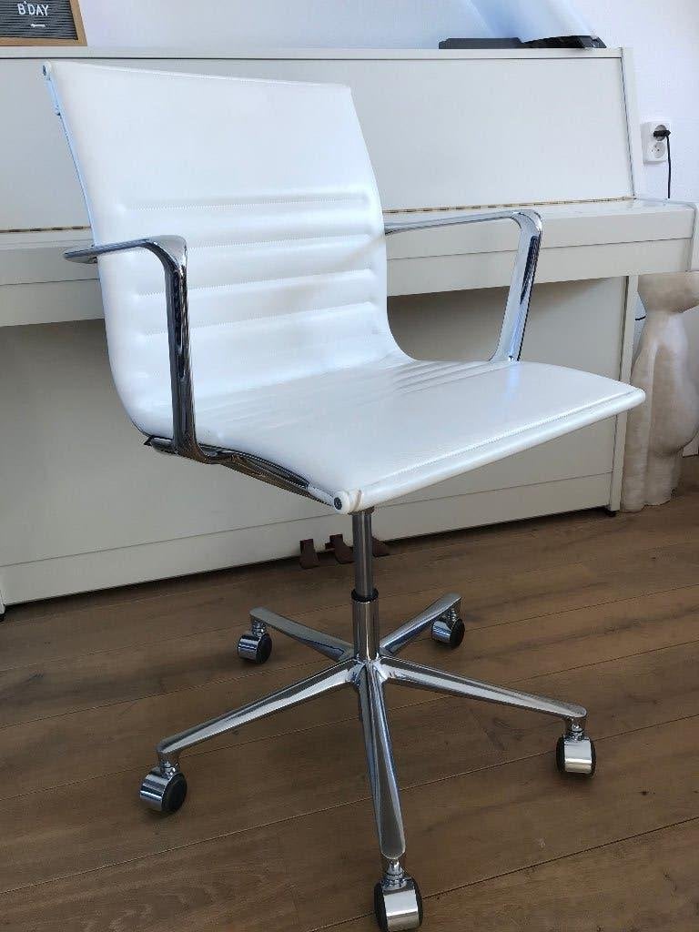 ICF Una Executive chair stoel bureaustoel leer, Ophalen, Gebruikt, Zwart, Nvt