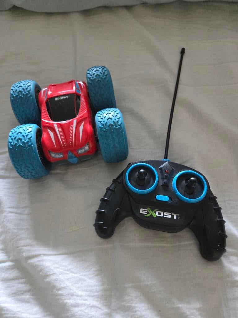 Exost 360 Mini Flip RC Auto - Rood/Blauw, Ophalen, Gebruikt