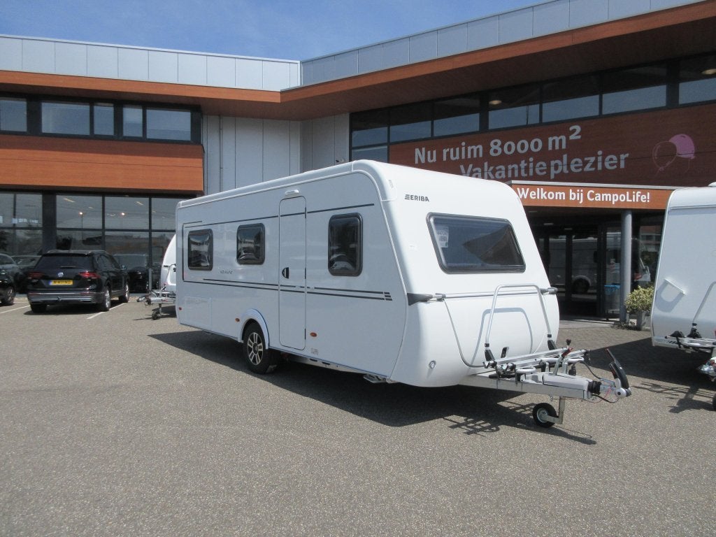 Eriba Novaline 495 ENKELE BEDDEN EN RONDZIT!, Rondzit, 5 tot 6 meter, Eriba, Overige typen