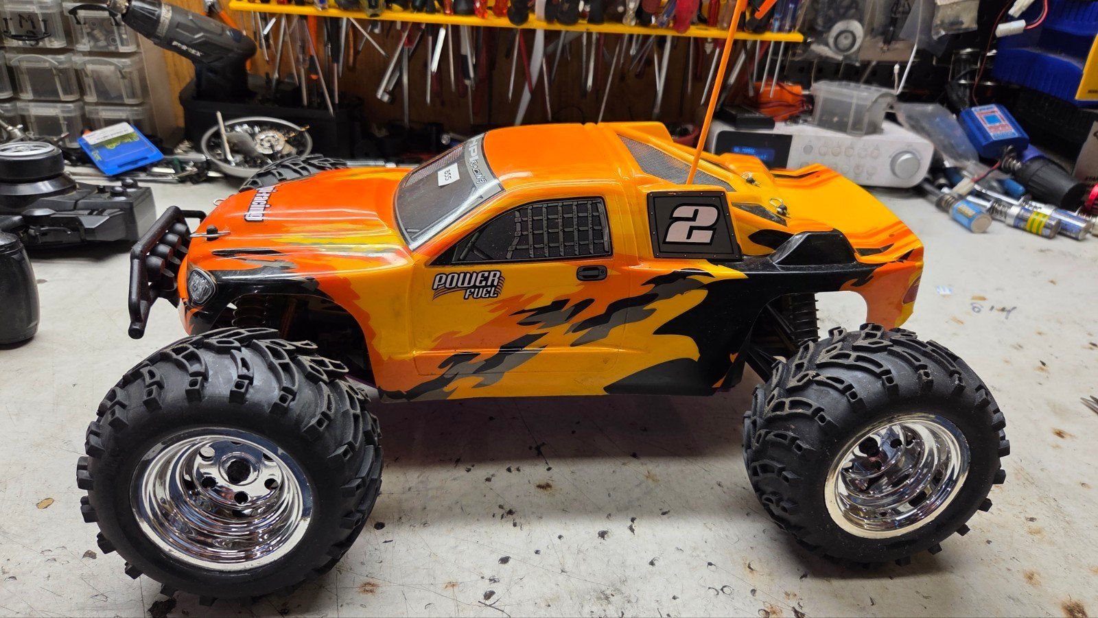 Te koop mooie hpi mt 2, Gebruikt, Auto offroad, Ophalen of Verzenden, Schaal 1:8