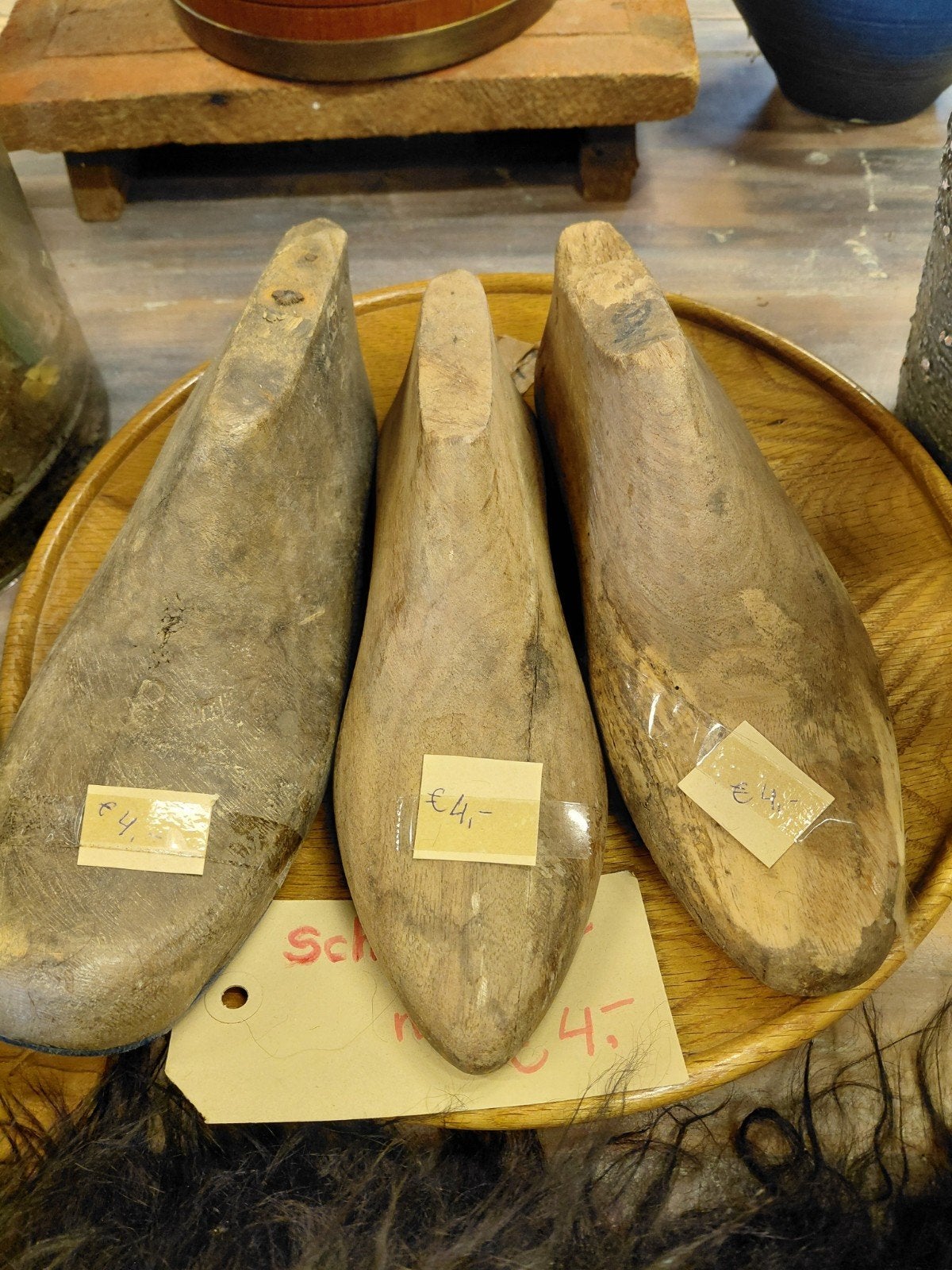 Vintage houten schoenmallen - per stuk, Ophalen of Verzenden