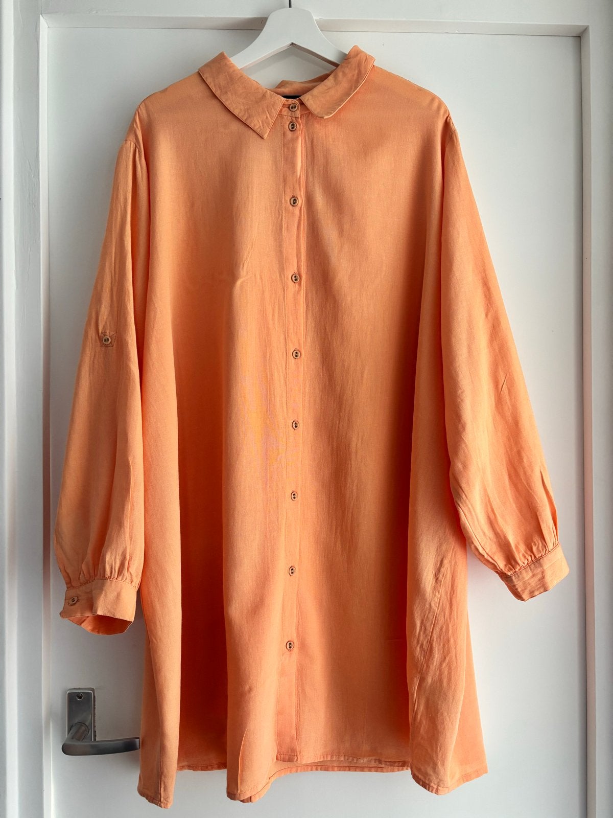 Zacht oranje/peache tuniekblouse NO.1 BY OX XL, Kleding | Dames, Grote Maten, Verzenden, Nieuw, Oranje, Blouse of Tuniek