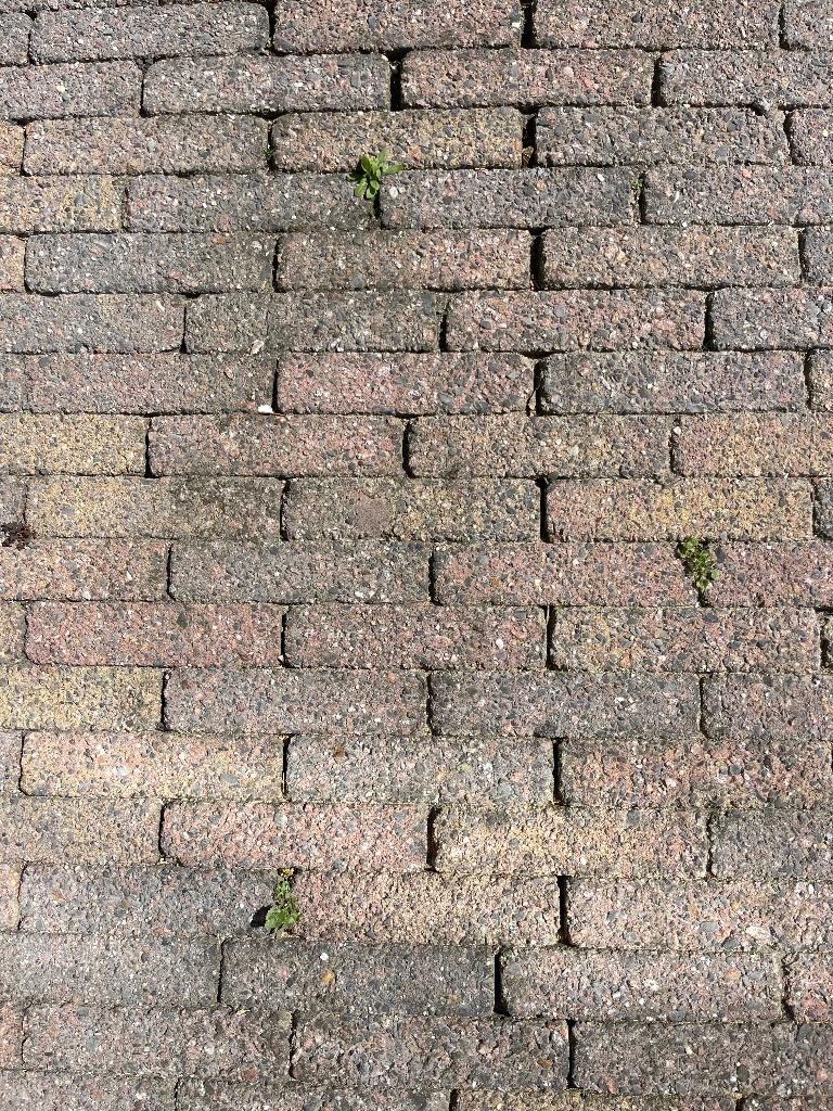 Betonklinkertjes gemeleerd 25 m2, Ophalen, Gebruikt, 10 m² of meer, Beton