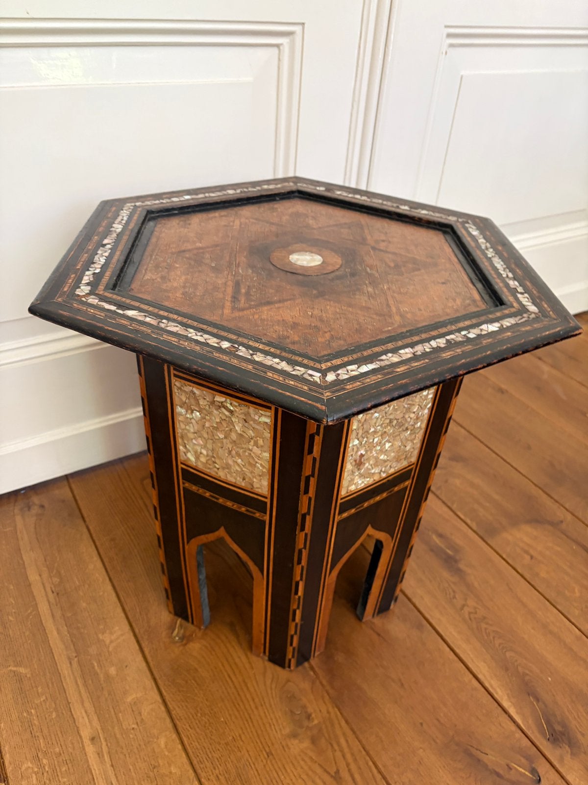 Antieke moors/marokkaanse bijzettafel, Antiek en Kunst, Antiek | Meubels | Tafels, Ophalen