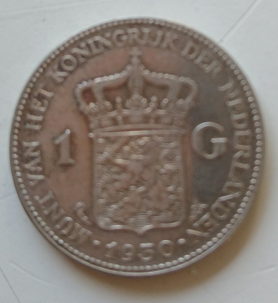 Munt zilver Wilhelmina 1 gld, Postzegels en Munten, 1 gulden, Zilver, Ophalen of Verzenden, Koningin Wilhelmina