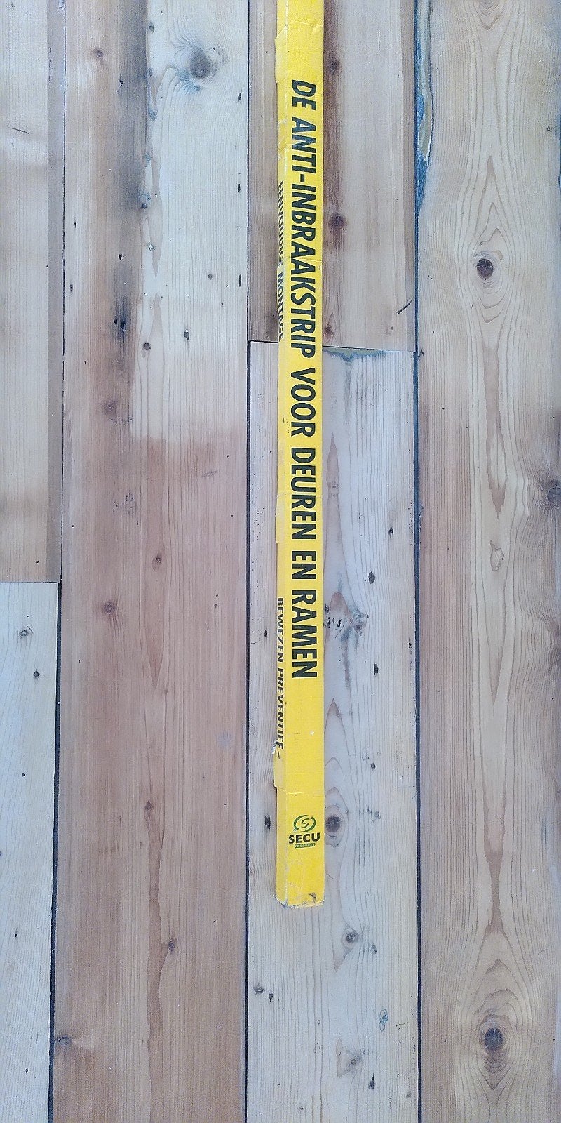 Secustrip anti-inbraakstrip 205 cm bruin, Ophalen, Zo goed als nieuw