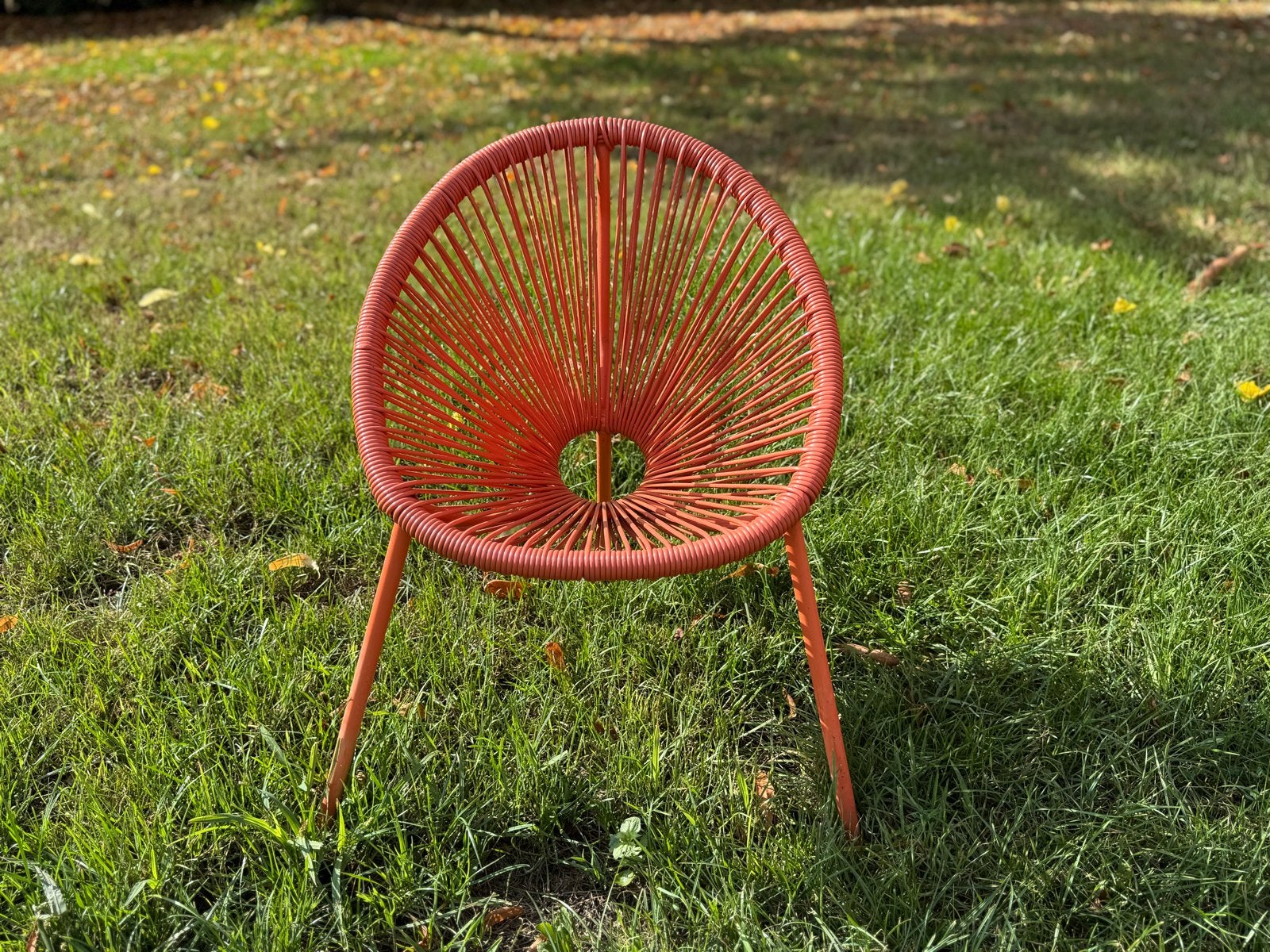 Oranje Acapulco stoel - Tuinstoel kind, Tuin en Terras, Ophalen, Gebruikt, Kunststof