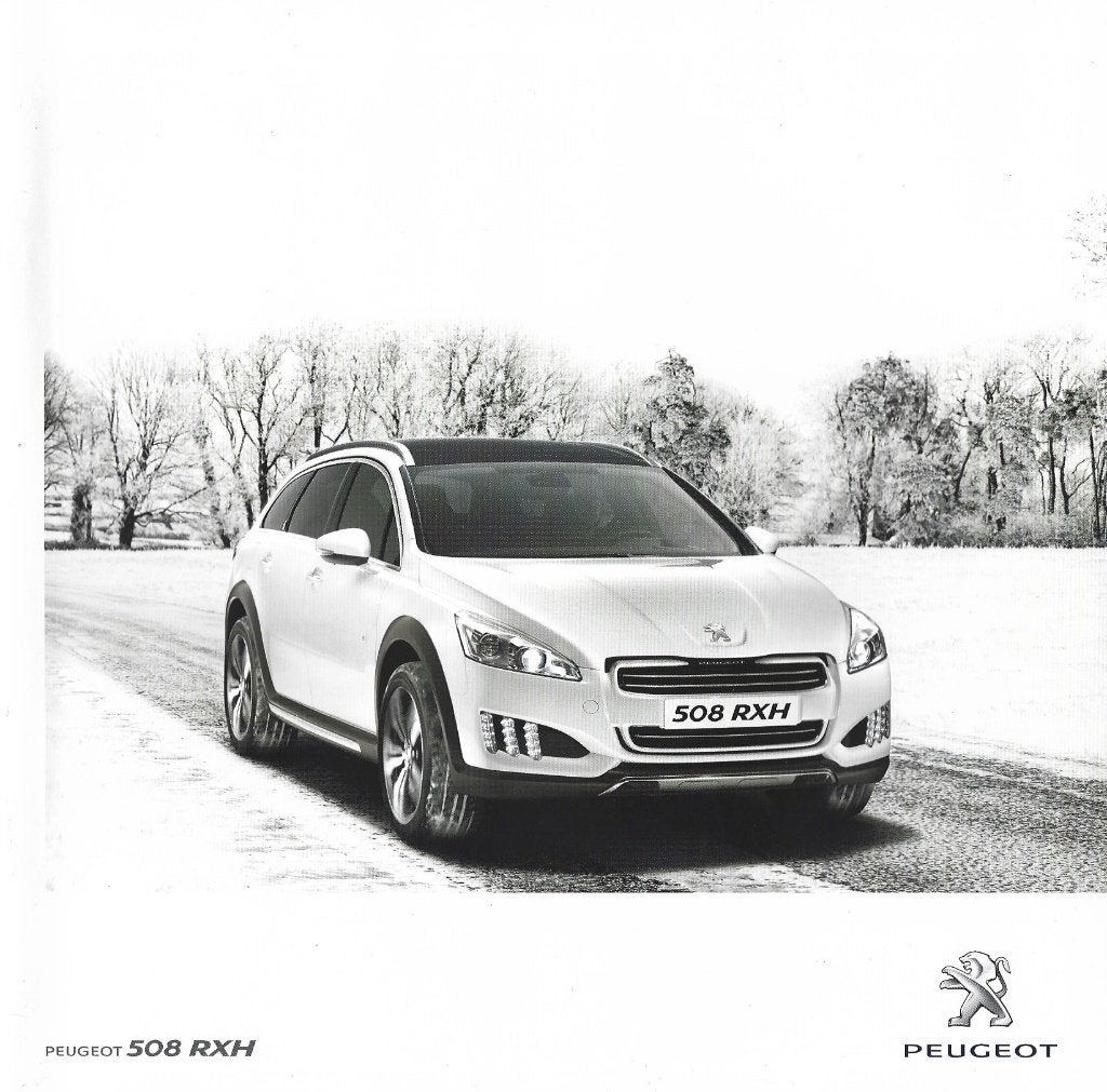 Brochure Peugeot 508 RXH 2012, Ophalen of Verzenden, Gelezen, Peugeot