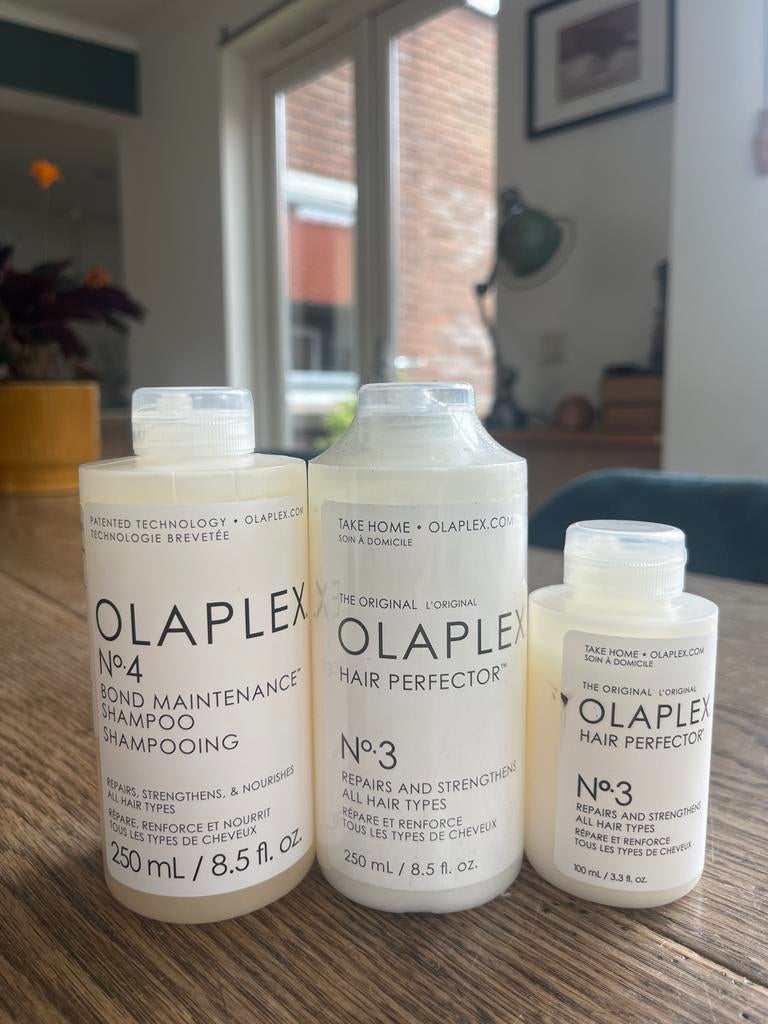 Olaplex nr. 3 (250ml en 100ml) en nr. 4 Shampoo, Sieraden, Tassen en Uiterlijk, Uiterlijk | Haarverzorging, Nieuw, Haarverzorger of -hersteller