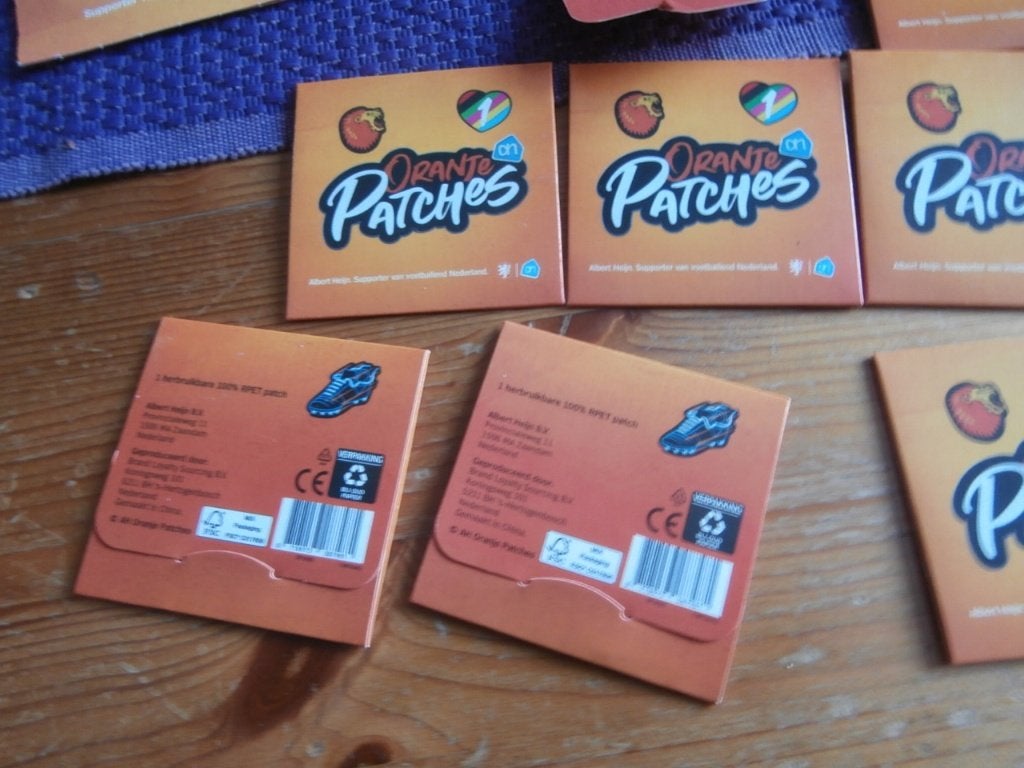 supermarktactie Oranje Patches AH voetbalplaatjes voetbal, Verzamelen, Albert Heijn, Ophalen of Verzenden