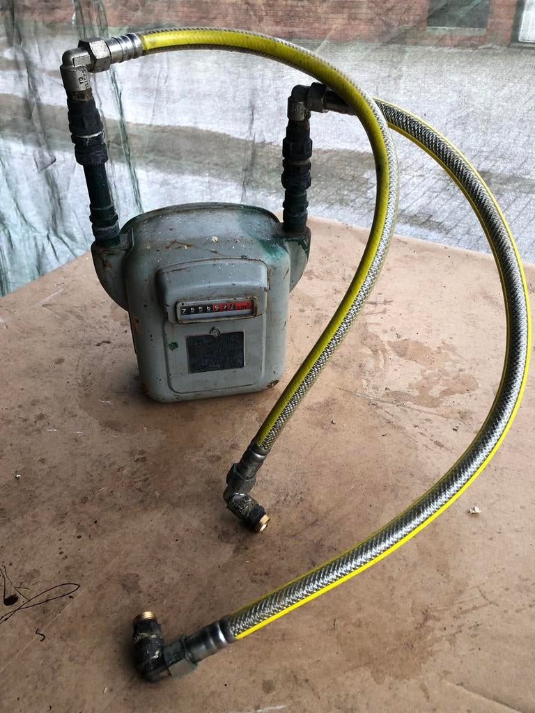 Gasmeter, Ophalen, Gebruikt