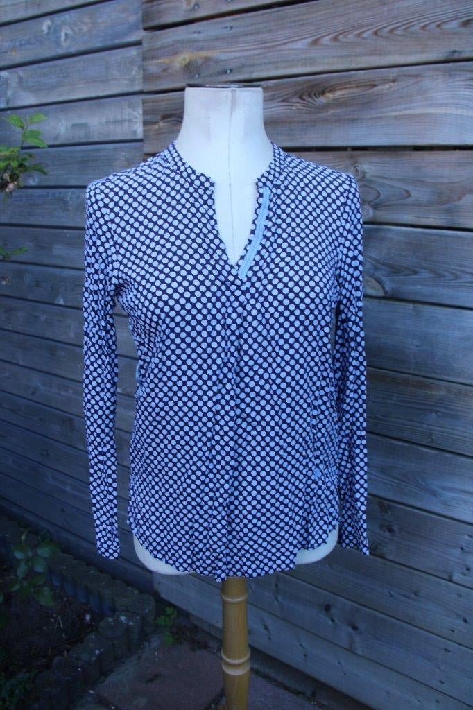 Tuniek donkerblauw/ blauw Emily van den Bergh mt 38 Vaste Pr, Maat 38/40 (M), Blauw, Emily van den Bergh, Ophalen of Verzenden