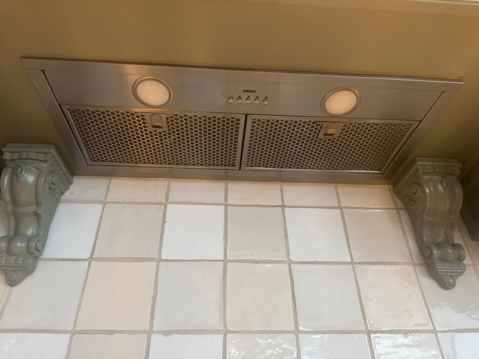 ATAG afzuigkap WU70211BM, Ophalen, Gebruikt, Onderbouw afzuigkap, Motor