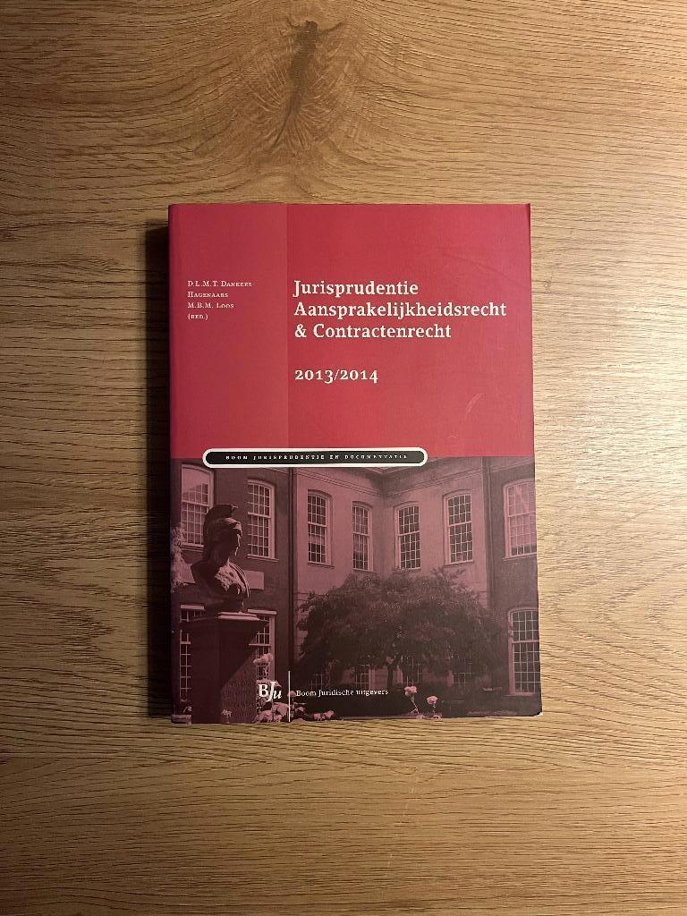 Jurisprudentie Aansprakelijkheidsrecht & Contractenrecht, Boeken, Ophalen of Verzenden, Beta, Gelezen, HBO