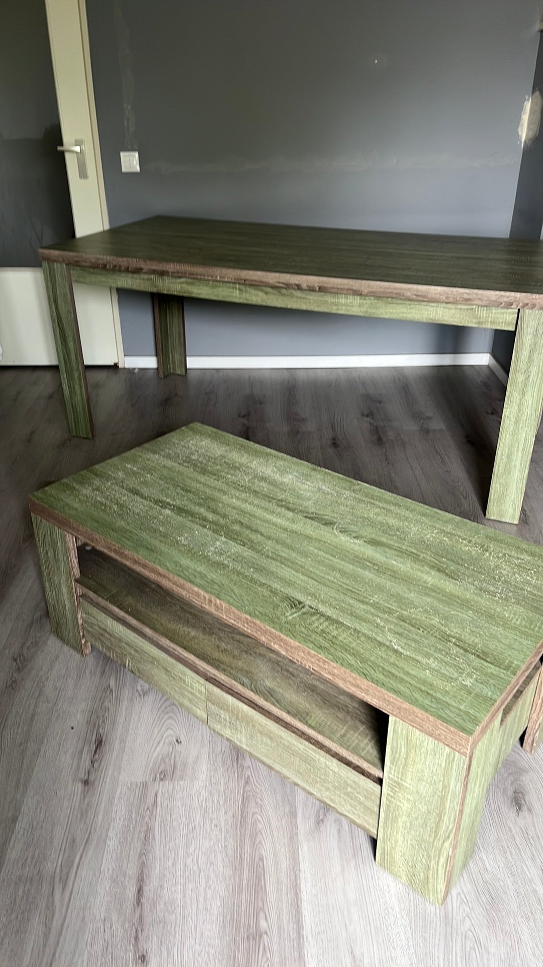 Meubel set ,2tafels en 2 dressoirs., Huis en Inrichting, Ophalen, Gebruikt, 50 tot 100 cm, Minder dan 100 cm