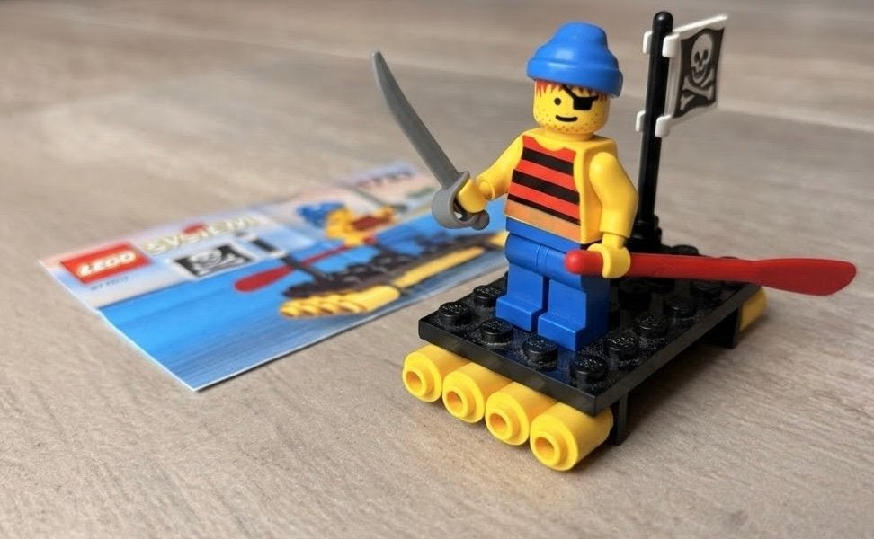 LEGO Pirates 1733 - Pirates Shipwrecked, Gebruikt, Lego, Compleet, Complete set