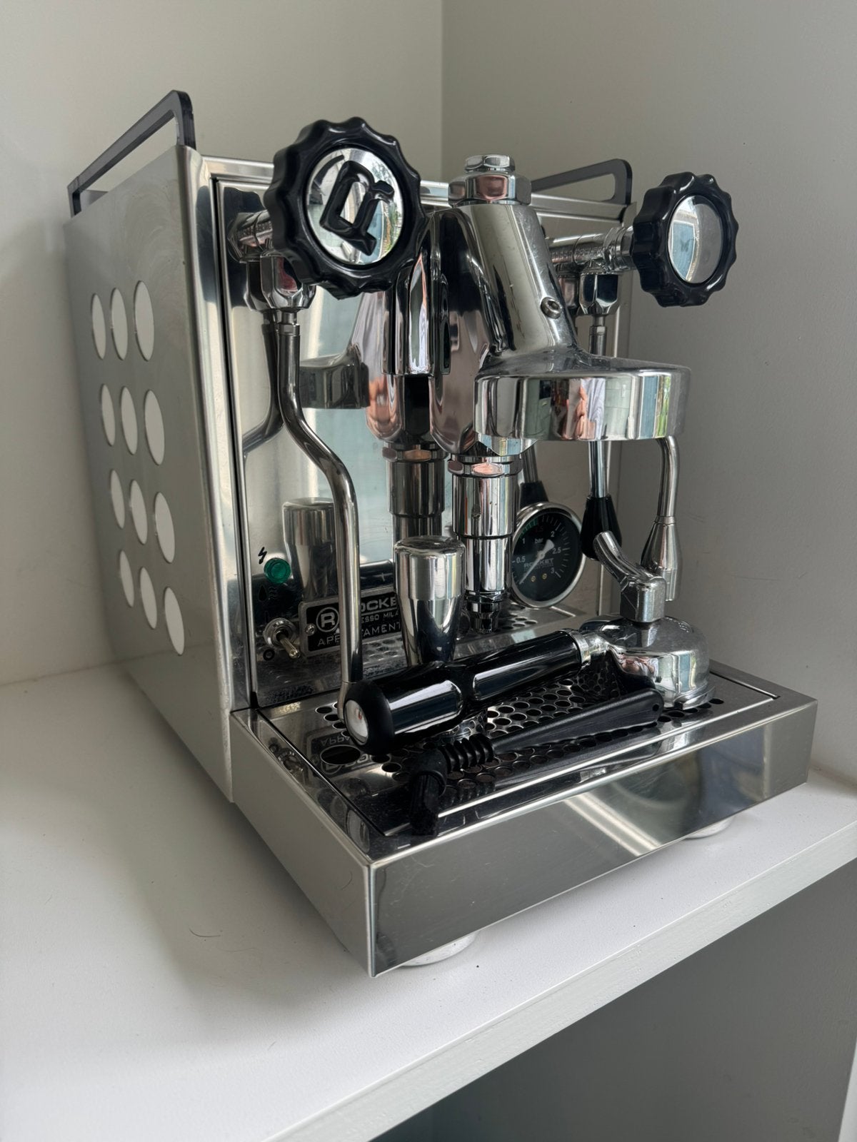 Rocket Appartamento espressomachine, Witgoed en Apparatuur, Koffiezetapparaten, Ophalen, Zo goed als nieuw, Espresso apparaat