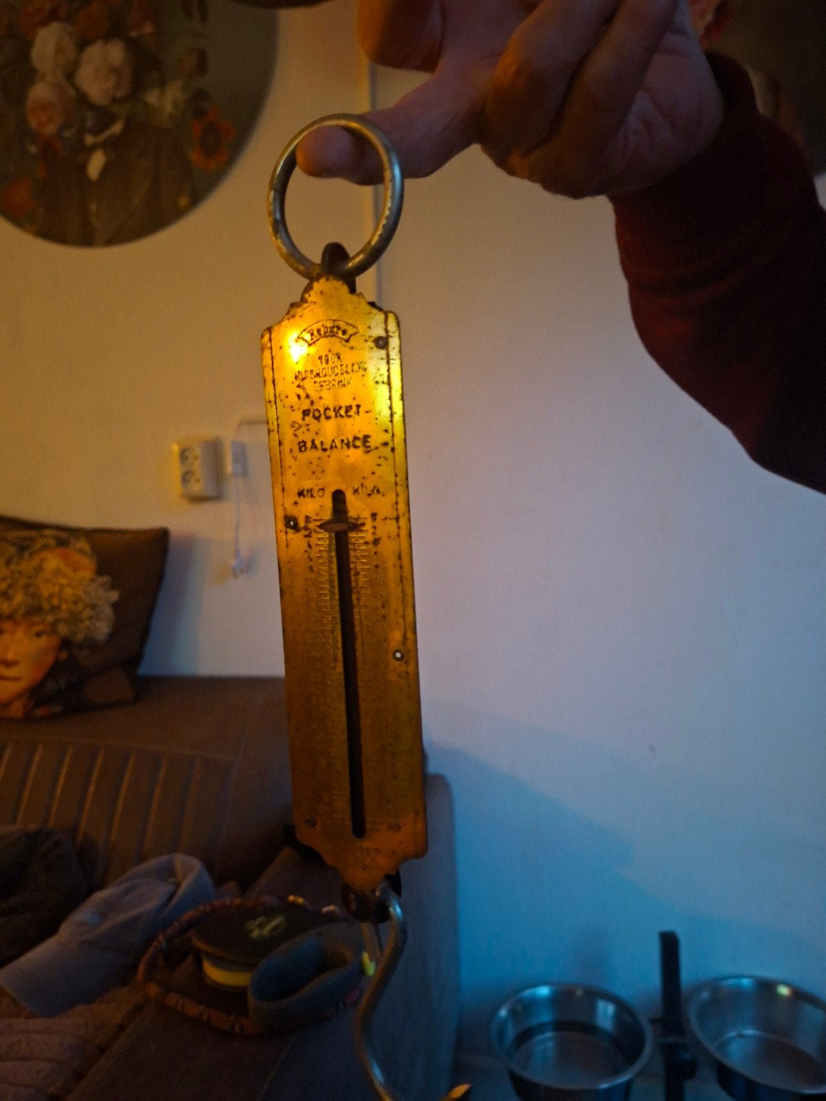 Vintage zakweegschaal - Pocket Balance, Ophalen of Verzenden