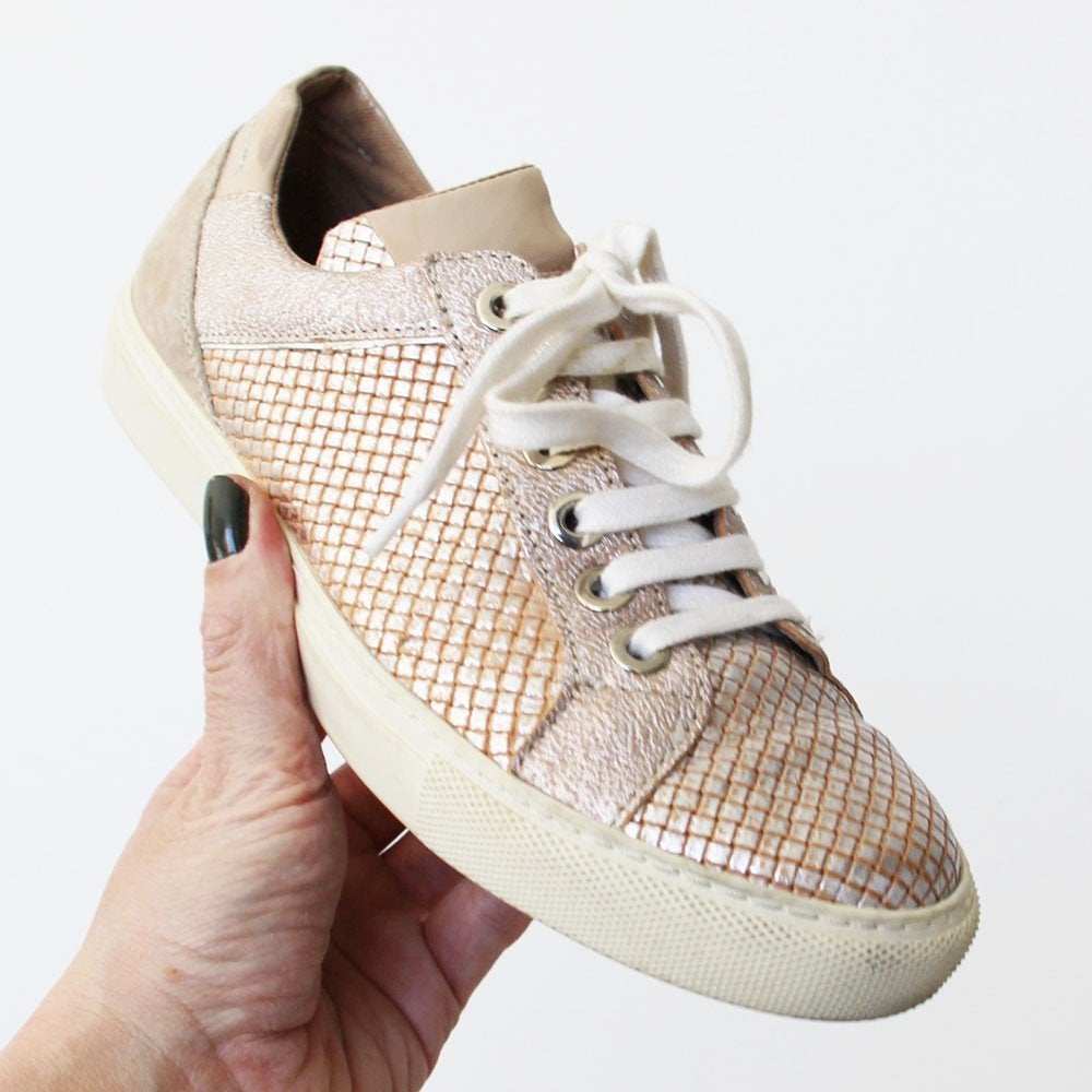 Schitterende Leren Freeflex Sneakers -s13 (Maat 38) € 55,-, Ophalen of Verzenden, Roze, Freeflex, Sneakers of Gympen