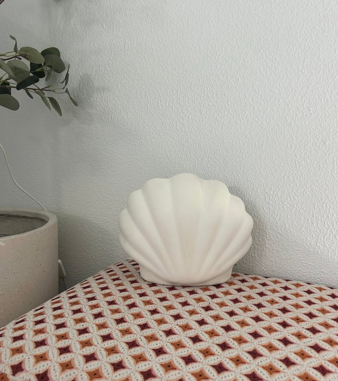 Vintage schelpen wandlampjd, Ophalen of Verzenden, Zo goed als nieuw