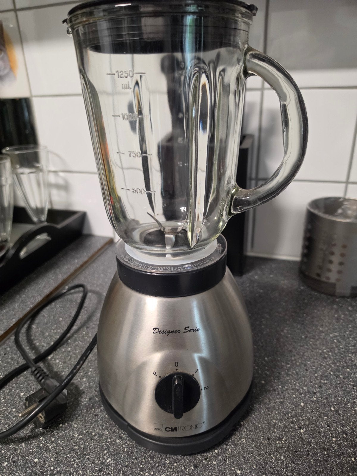 Clatronic Blender Designer Serie - Zo goed als nieuw, Ophalen of Verzenden, Zo goed als nieuw, Blender