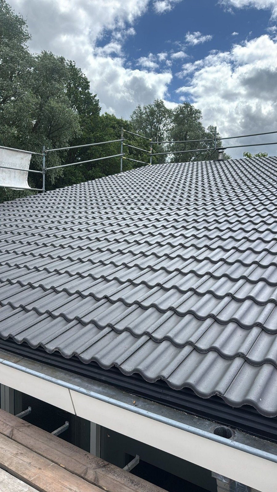 Monier dakpannen lowpitch systeem, Ophalen of Verzenden, Steen of Klei, 15 m² of meer, Dakpannen
