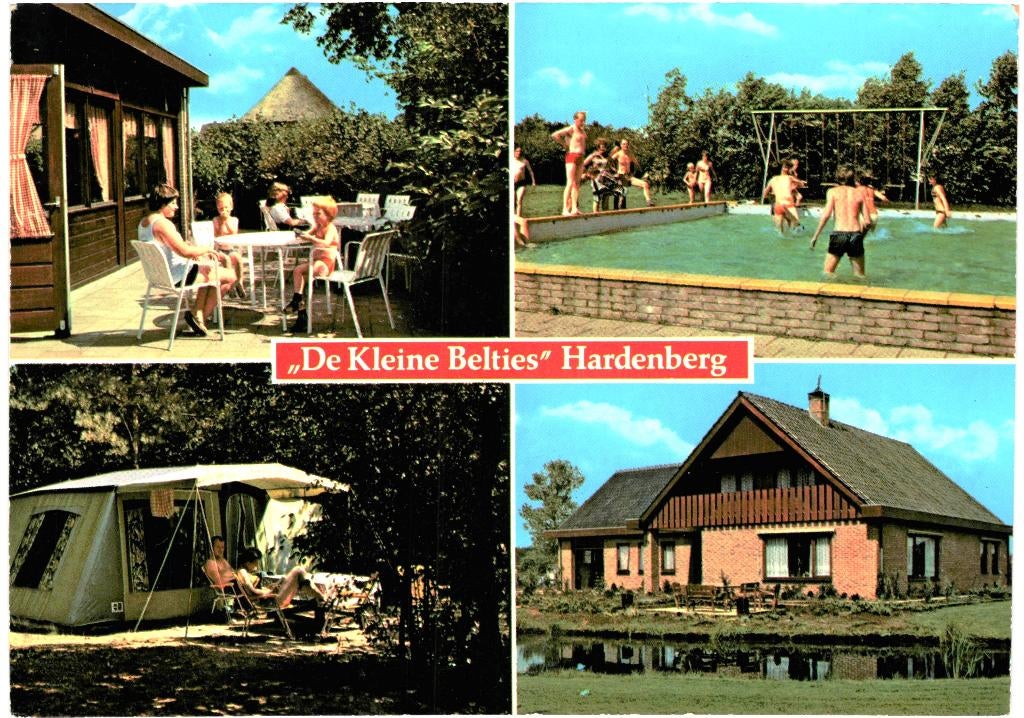 801166 Hardenberg Ov Camping De Kleine Belties _Gelopen, Ophalen of Verzenden, 1960 tot 1980, Gelopen, Overijssel