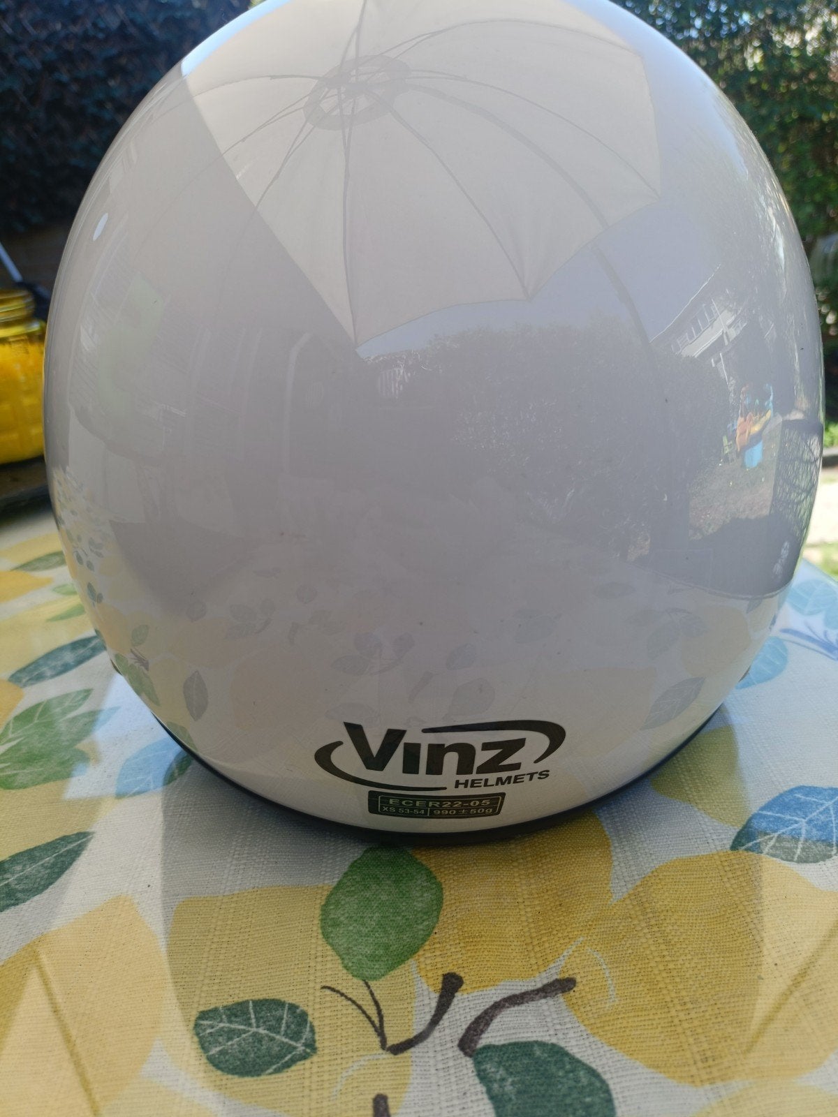 Vinz Jethelm Wit Maat XS - Zo goed als nieuw, Ophalen of Verzenden