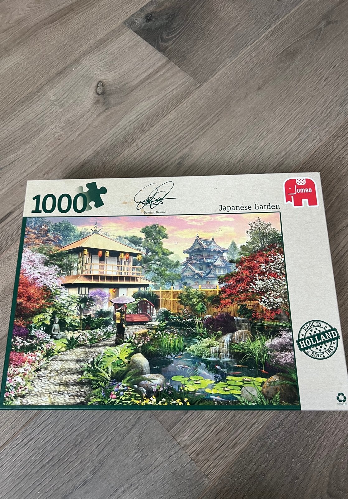 Japanse tuin puzzel 1000 stukjes, Ophalen, 500 t/m 1500 stukjes, Zo goed als nieuw