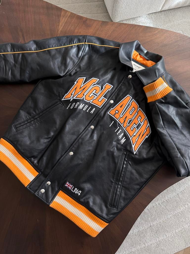 McLaren Formula 1 Team Varsity Jas  (Maat M), Mclaren, Zwart, Overige maten, Ophalen of Verzenden