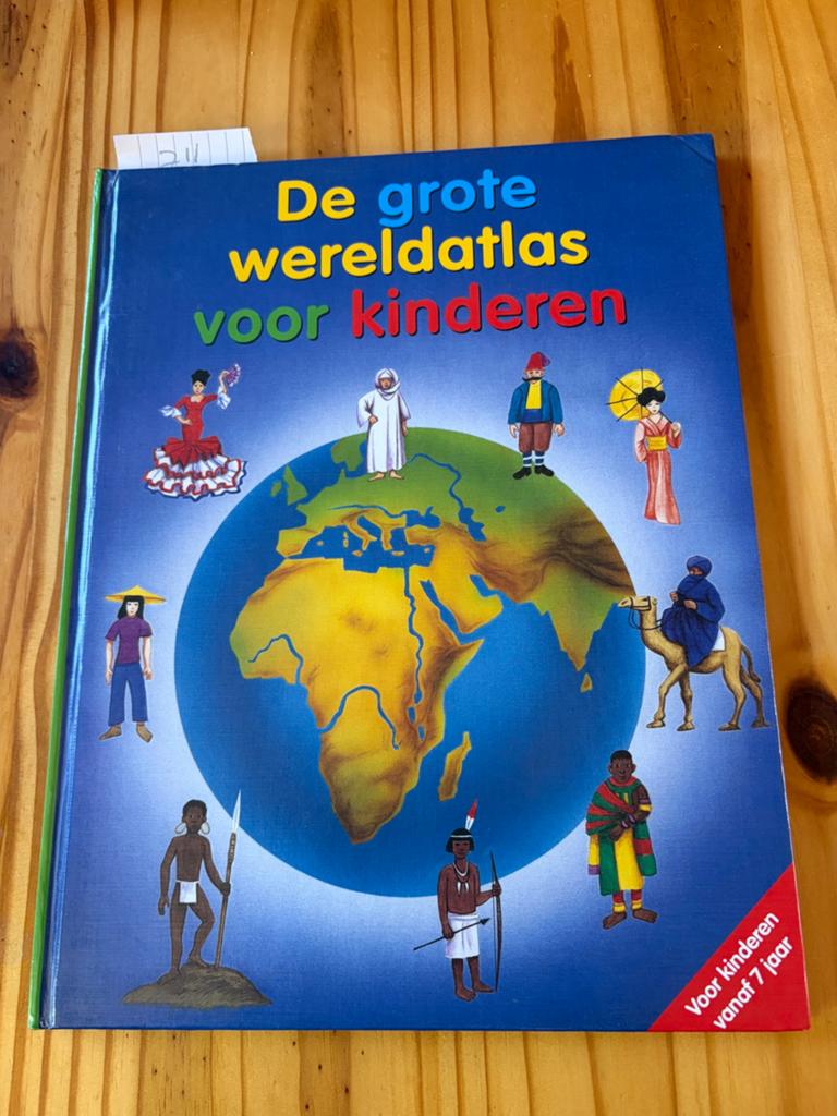 GROTE WERELDATLAS VOOR KINDEREN, Boeken, Ophalen of Verzenden, Zo goed als nieuw