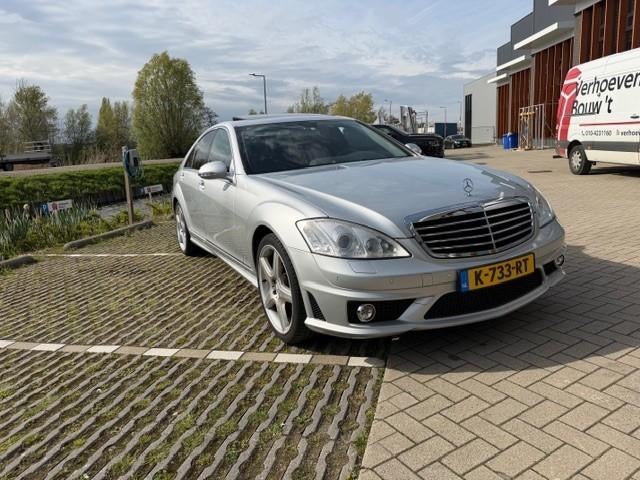 Mercedes S-Klasse 2005 – AMG pakket – LPG – 146.500 km, Auto's, Mercedes-Benz, Automaat, Achterwielaandrijving, Zwart, Leder