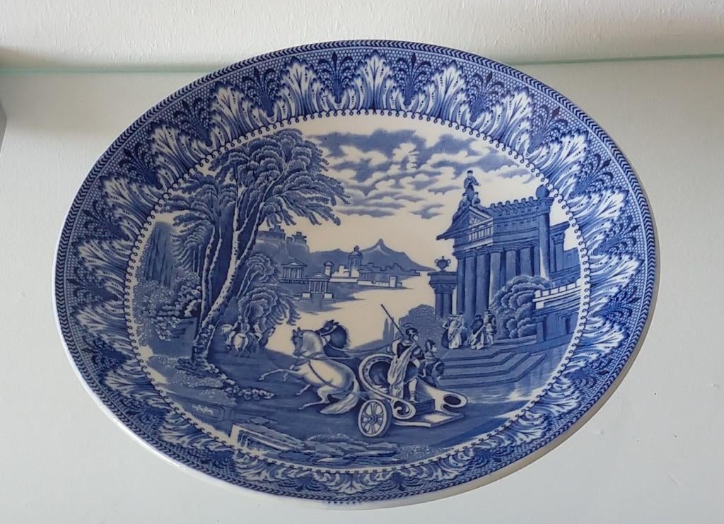 oversized saucer Cauldon England, volgnr 2, Ophalen of Verzenden