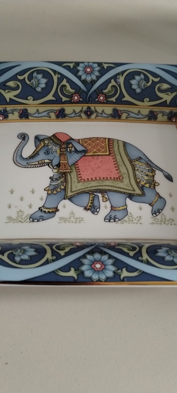 Wedgwood, serie Blue Elephant Bloomsbury, Antiek en Kunst, Ophalen of Verzenden