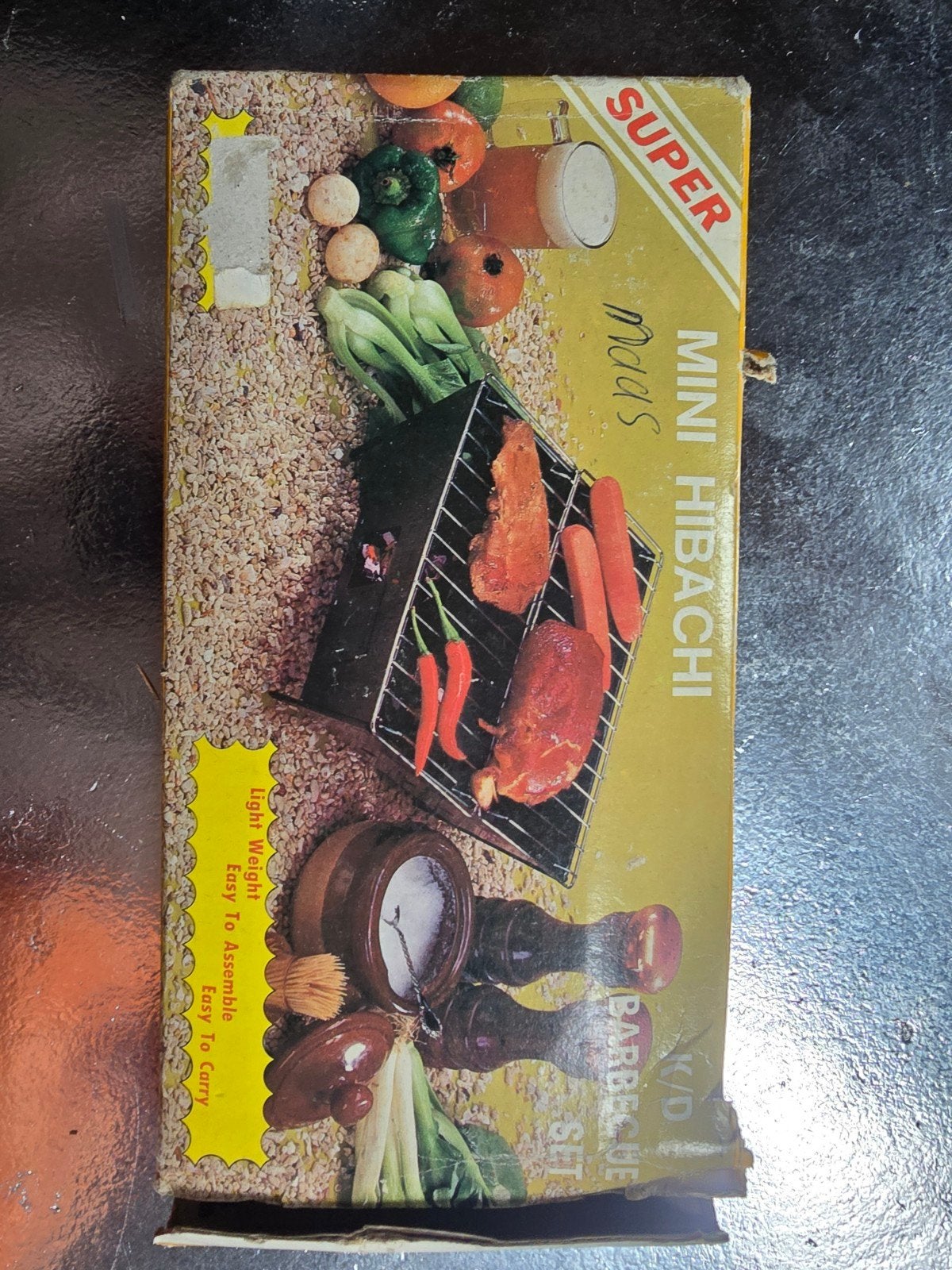 Mini Hibachi tafel Barbecue  - Draagbaar en Compact, Ophalen, Nieuw, Super Max's