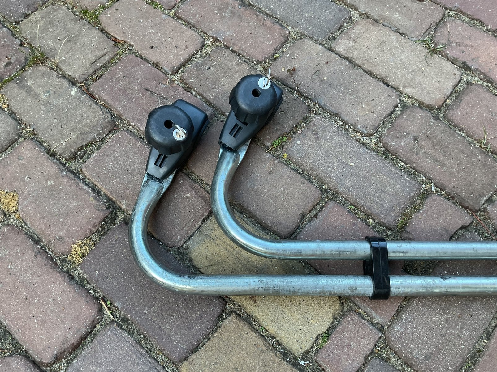 Twinny Load frameklem met slot klem frame fietsendrager, Ophalen of Verzenden, Zo goed als nieuw, Fietsendrager-accessoire, Elektrische fiets