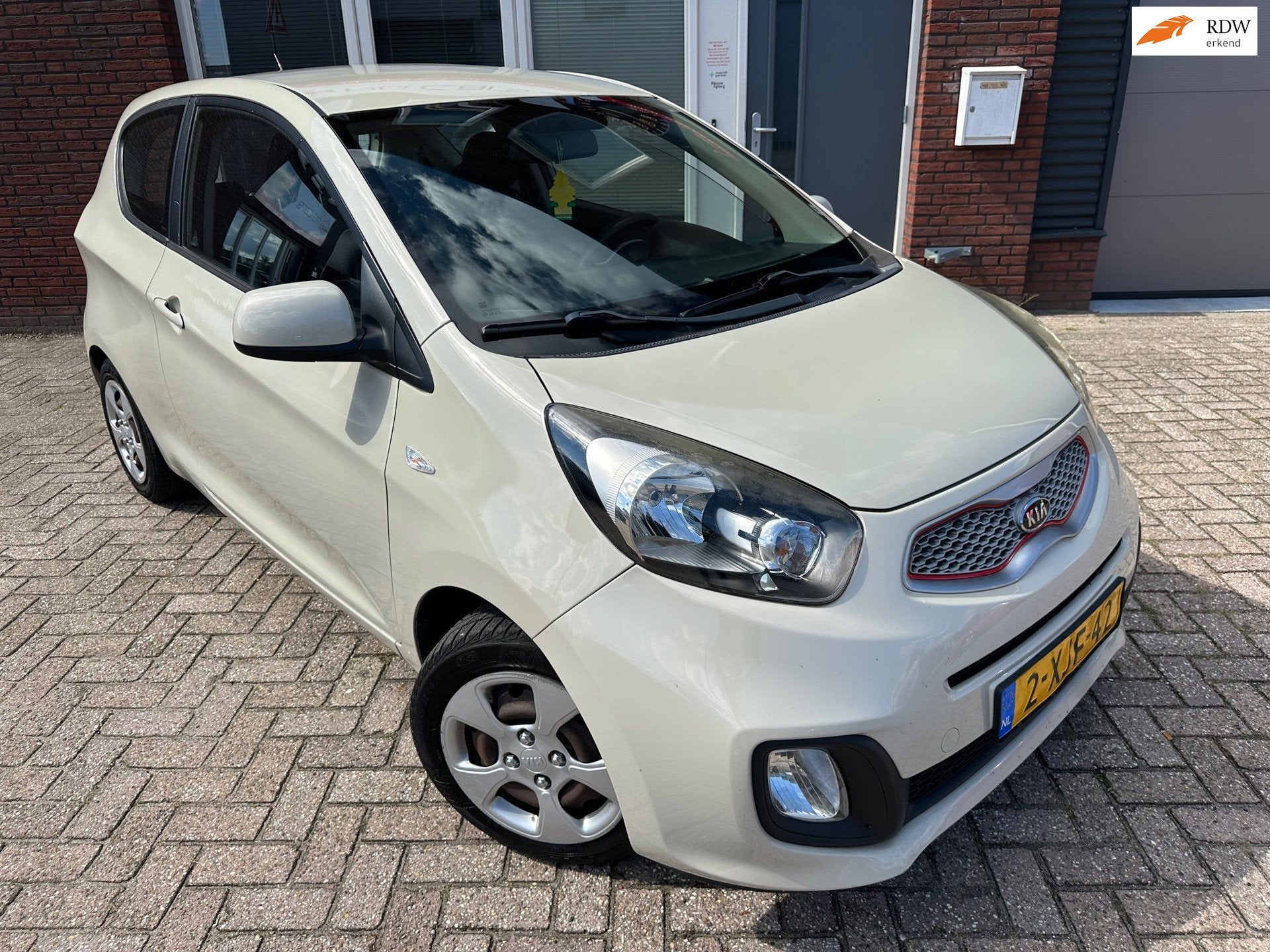 Kia Picanto 1.0 CVVT / Airco / AUX, Auto's, Voorwielaandrijving, Euro 5, Stof, Gebruikt
