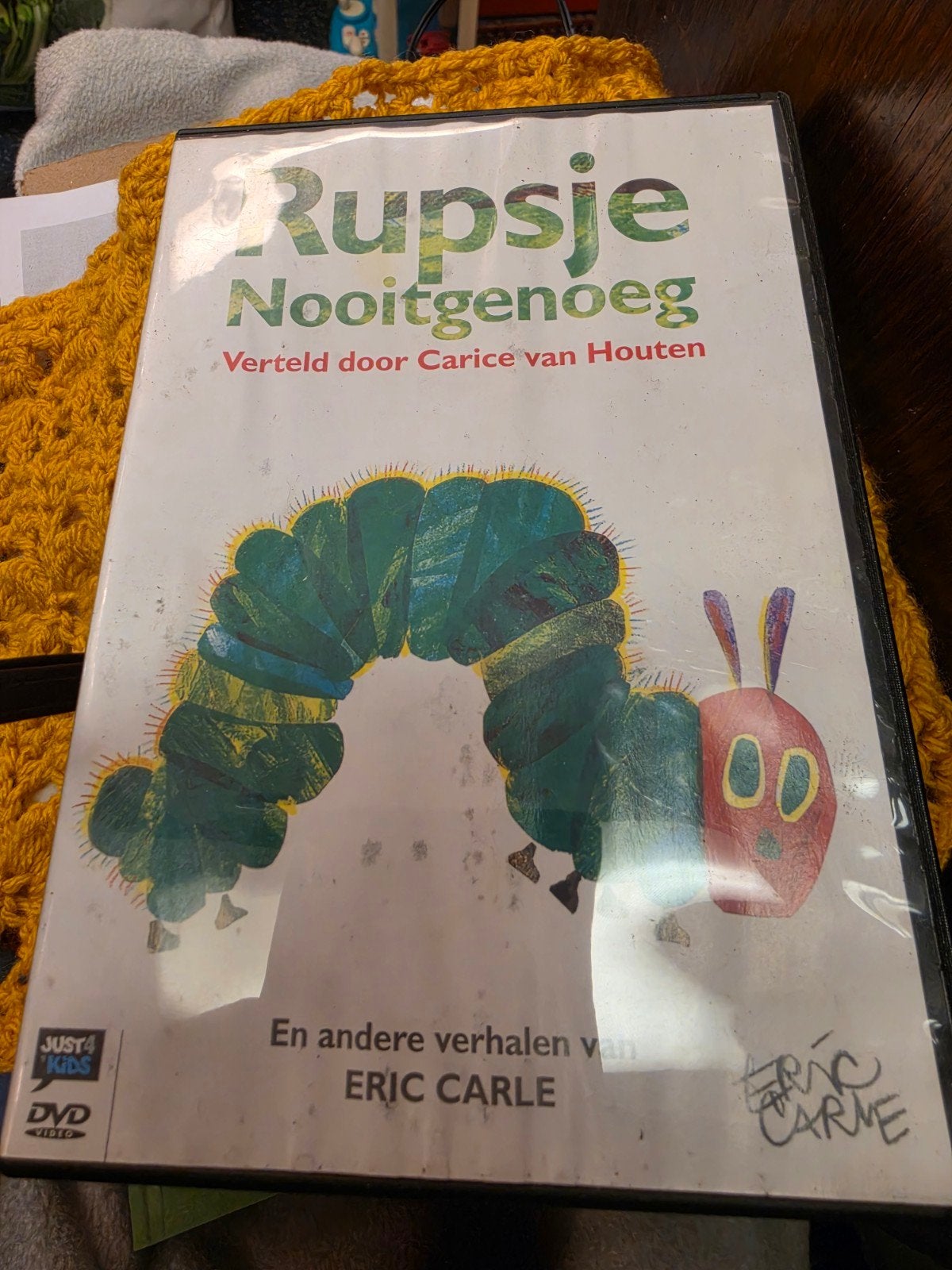 Rupsje Nooitgenoeg DVD - Verteld door Carice van Houten, Gebruikt, Alle leeftijden, Familie, Film