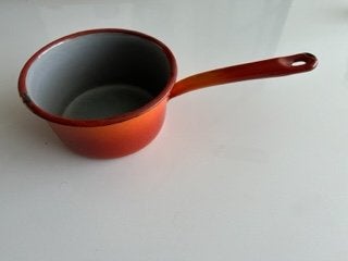 emaille steelpan, Ophalen