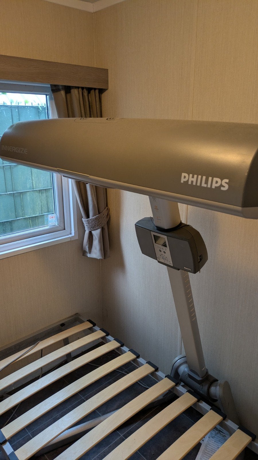 Philips Innergize HB901 Zonnebank met Infrarood, Witgoed en Apparatuur, Ophalen, Gebruikt, Zonnebank enkelzijdig, Minder dan 10 lampen