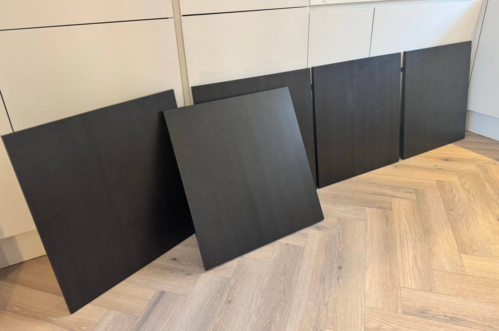 Ikea kastdeuren 60x64 zwartbruin, Huis en Inrichting, Ophalen, Zo goed als nieuw