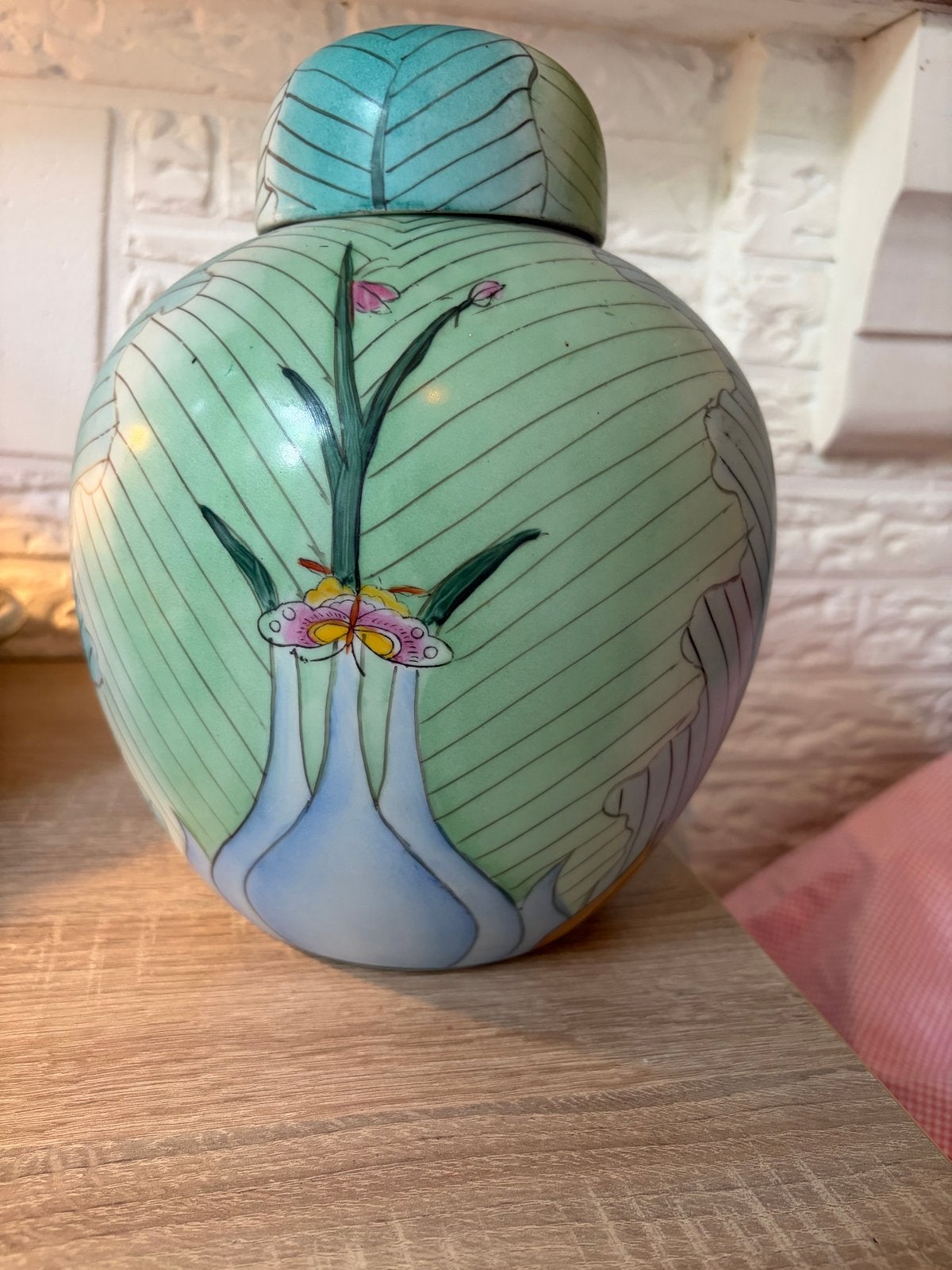 Chinese pot vaas met deksel, Antiek en Kunst, Antiek | Vazen, Ophalen of Verzenden