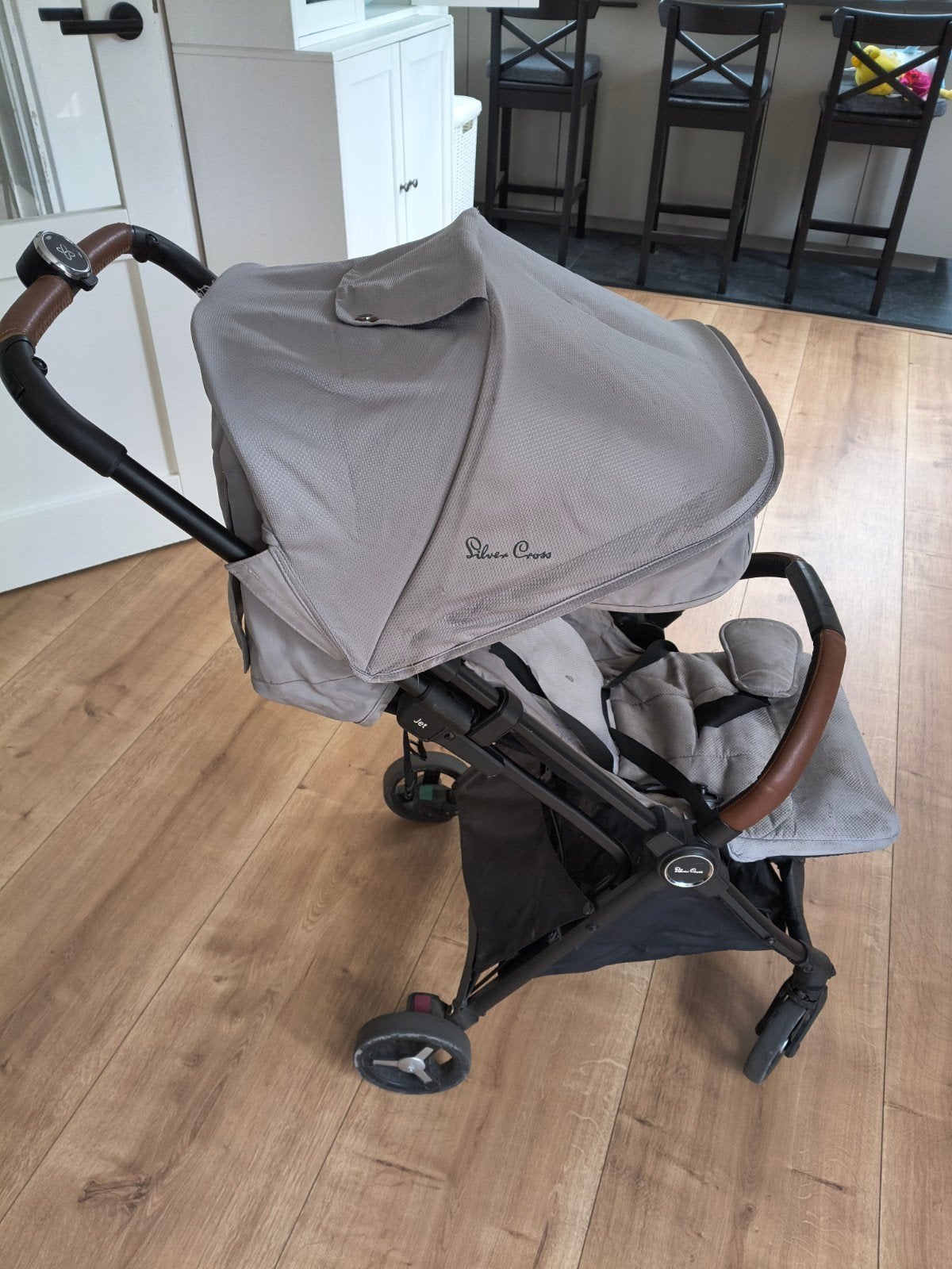 Silver Cross Jet kinderwagen - Compact en lichtgewicht, Ophalen, Gebruikt, Overige merken, Verstelbare rugleuning