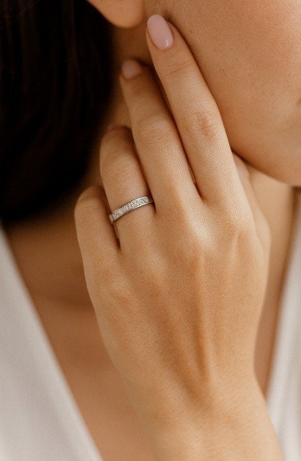 Zirkonia ring maat 18mm, Nieuw, Ophalen of Verzenden, Dame, Zilver
