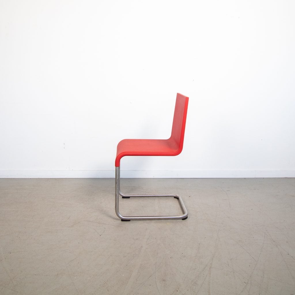 Vitra Maarten .05 Stoel Rood Kunststof - Staal, Niet ingevuld, Zo goed als nieuw, Niet ingevuld, Niet ingevuld