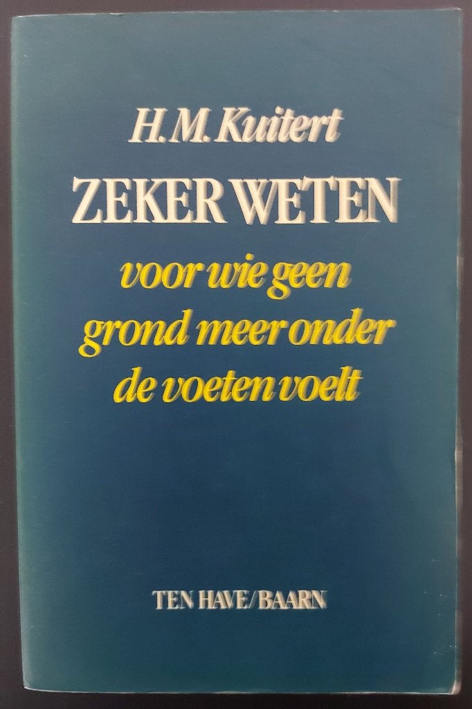 Zeker weten voor wie geen grond meer onder de voeten voelt, Ophalen, Gelezen